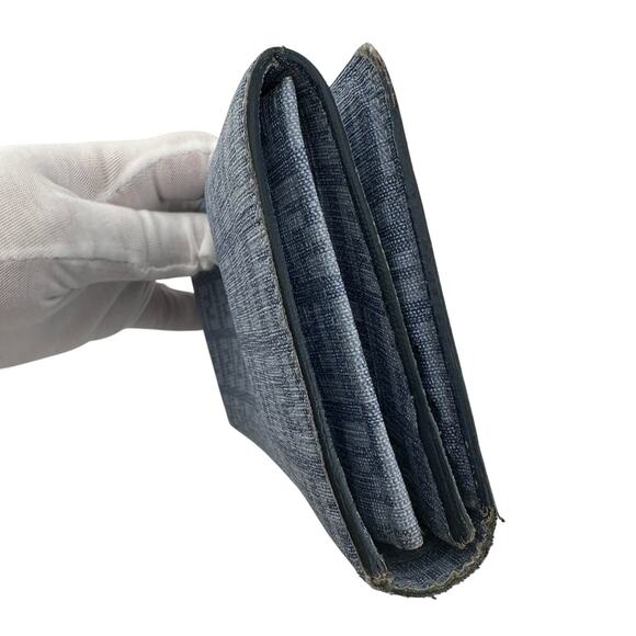 Fendi Zucca FF Jacquard in Shades of Blue Long Wallet (Denim) - Picture 15 of 16